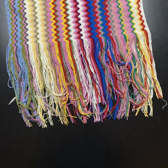 Missoni Zigzag Wood Blend Lightweight Scarf - Picture 4 of 5